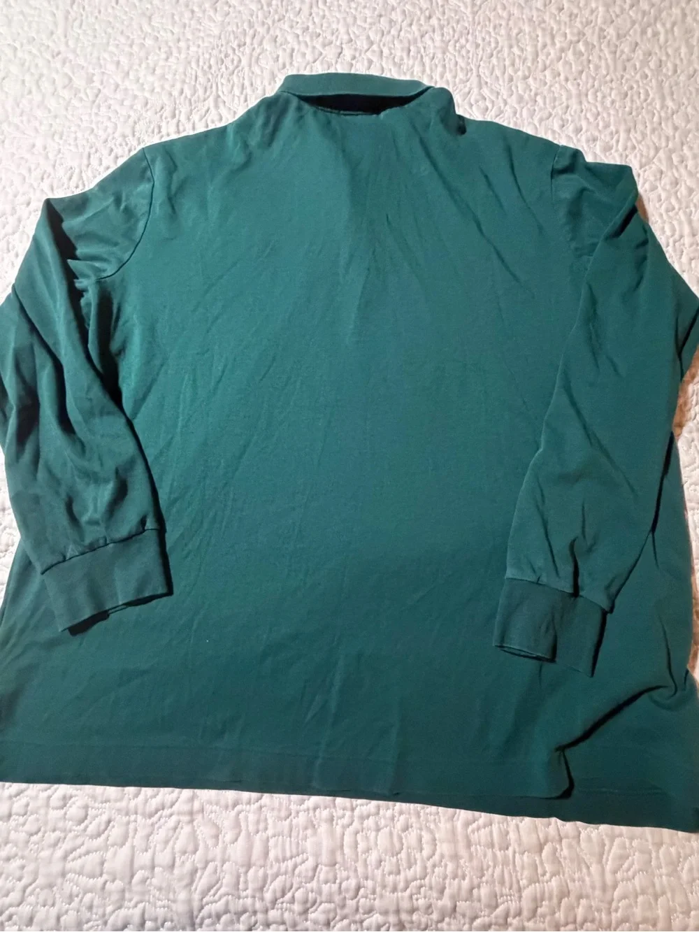 Polo Ralph Lauren Dark Green Long Sleeve Classic fit polo shirt size XXL
